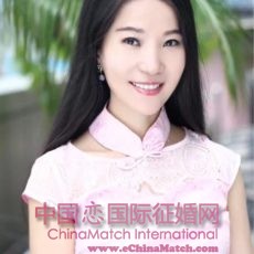 Amy，中国恋国际征婚网eChinaMatch.com